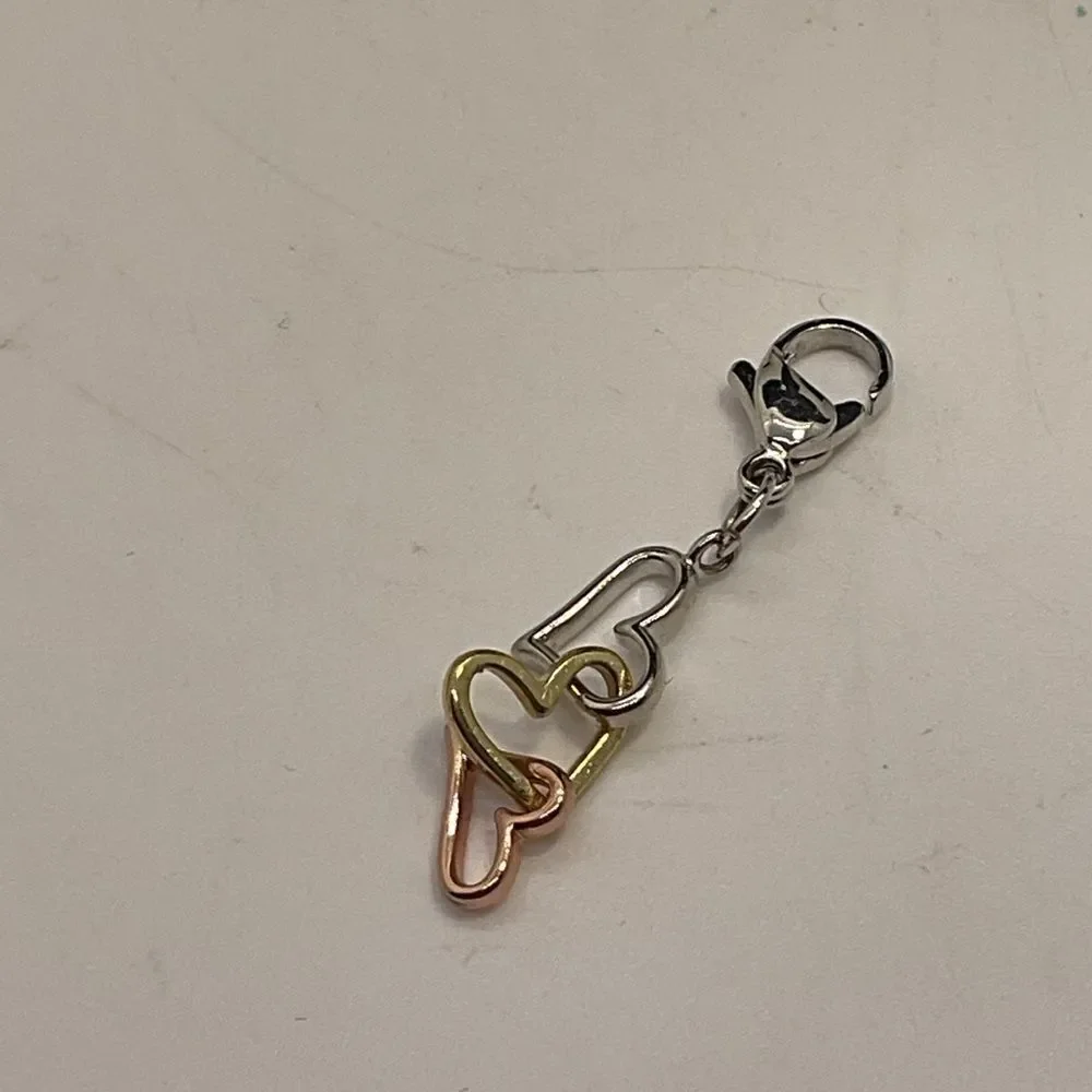 Origami Owl Triple Heart Charm